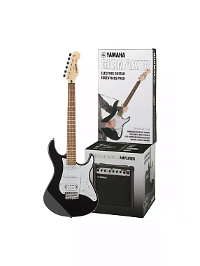 Комплект Электрогитара Yamaha ERG121 BLACK с усилителем GA15